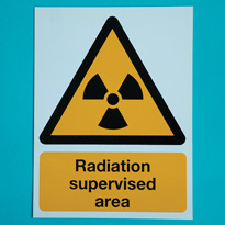 X-ray warning sign. Code: AC1090
